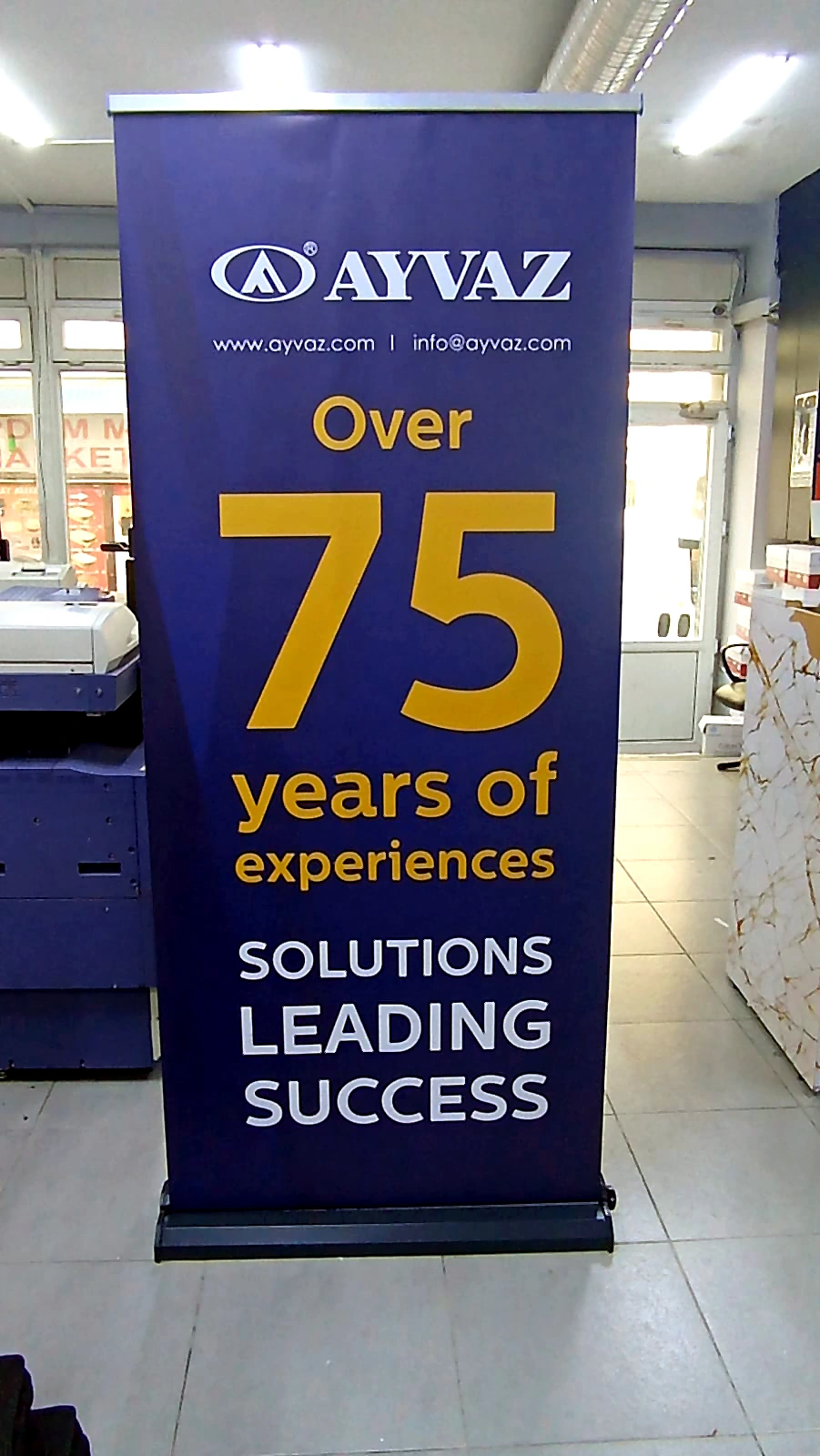 80cm x 200cm Smart Roll-Up Banner