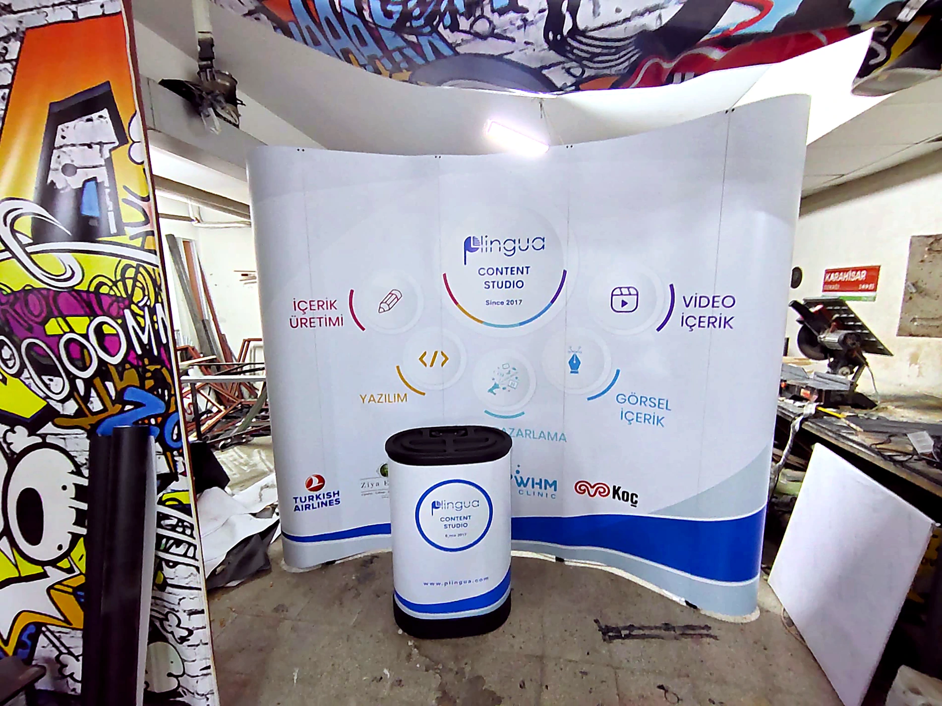 3x1 Oval Örümcek Stand